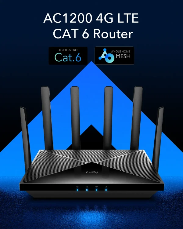 CUDY 4G Router LT700 AC1200 Wi-Fi