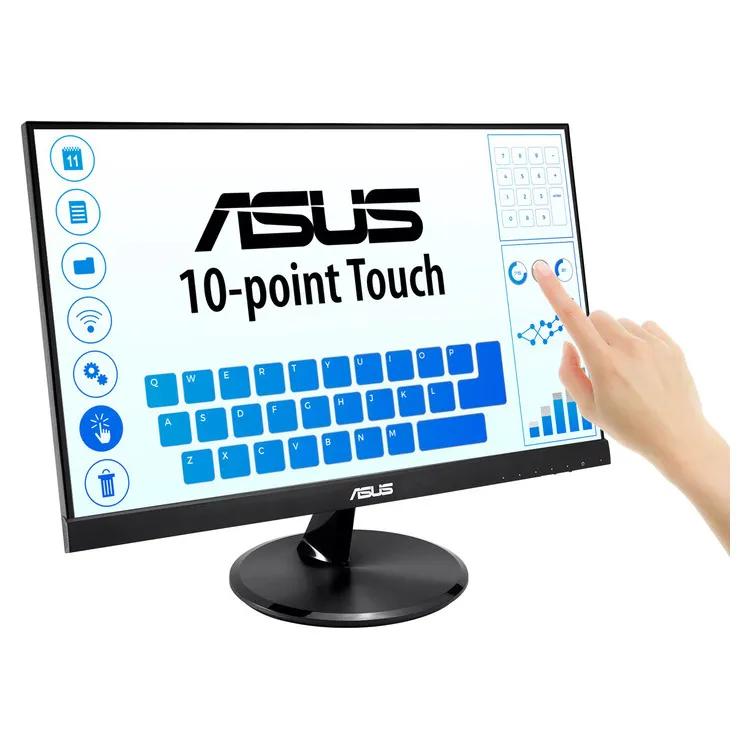 ASUS Monitor ASUS VT229H, 21.5″ Touch 10-point, FHD, 5ms, 60Hz IPS, HDMI, D-SUB, Eye Care, 3YearsW