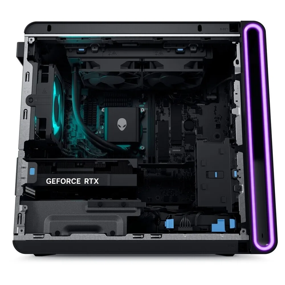 DELL PC Alienware Aurora ACT1250 / Ultra 9-285K / 32 GB / 1 TB SSD + 2 TB SSD / GeForce RTX 5070Ti / Windows 11 Pro / 2Y NBD / Clear Side Panel