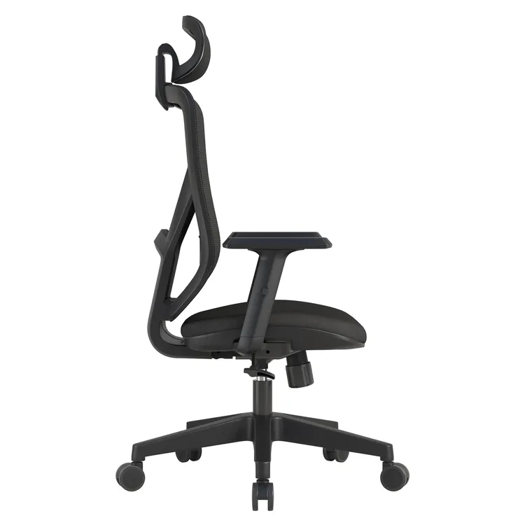 VERO OFFICE CHAIR ERGOSTYLE 2040 BLACK with HEADREST