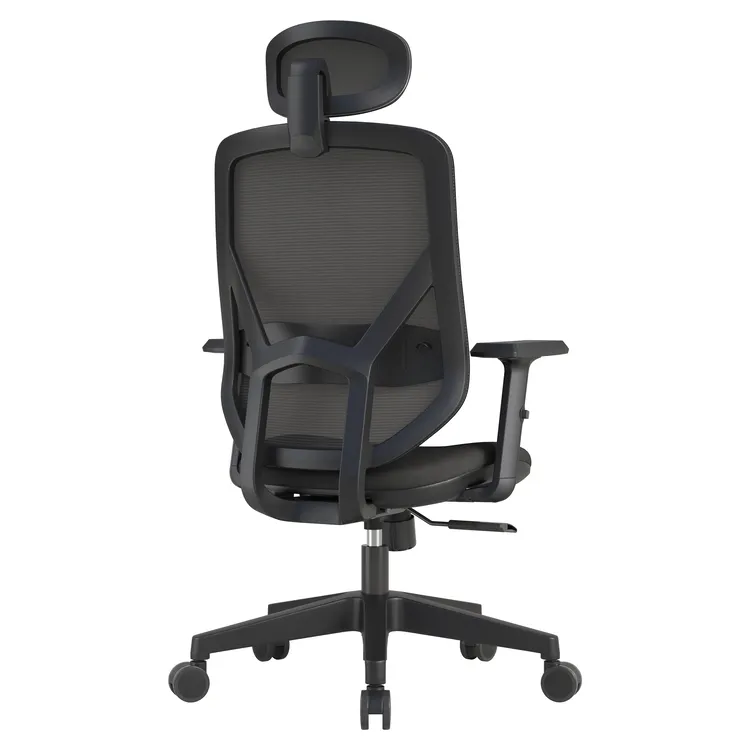 VERO OFFICE CHAIR ERGOSTYLE 2040 BLACK with HEADREST