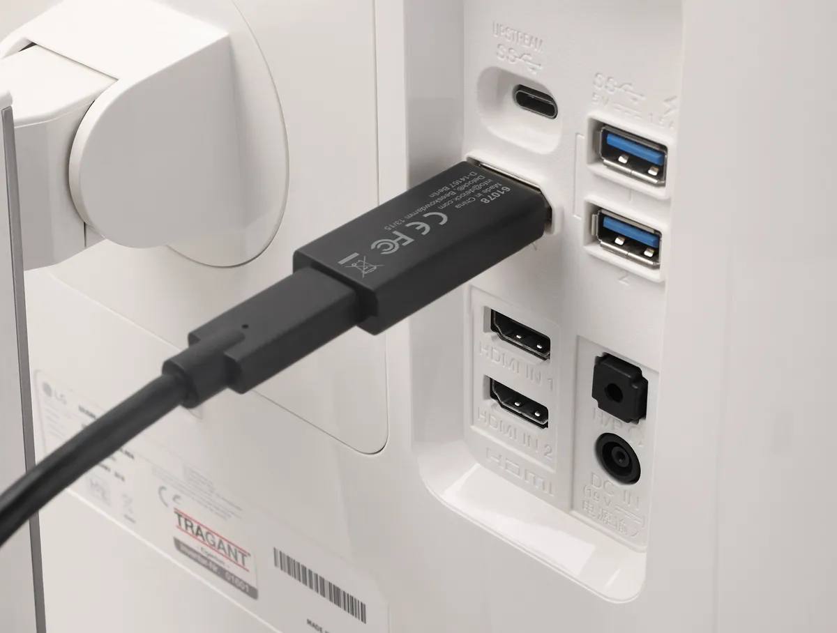 DELOCK αντάπτορας DisplayPort σε USB-C 61078, 8K/60Hz, μαύρος