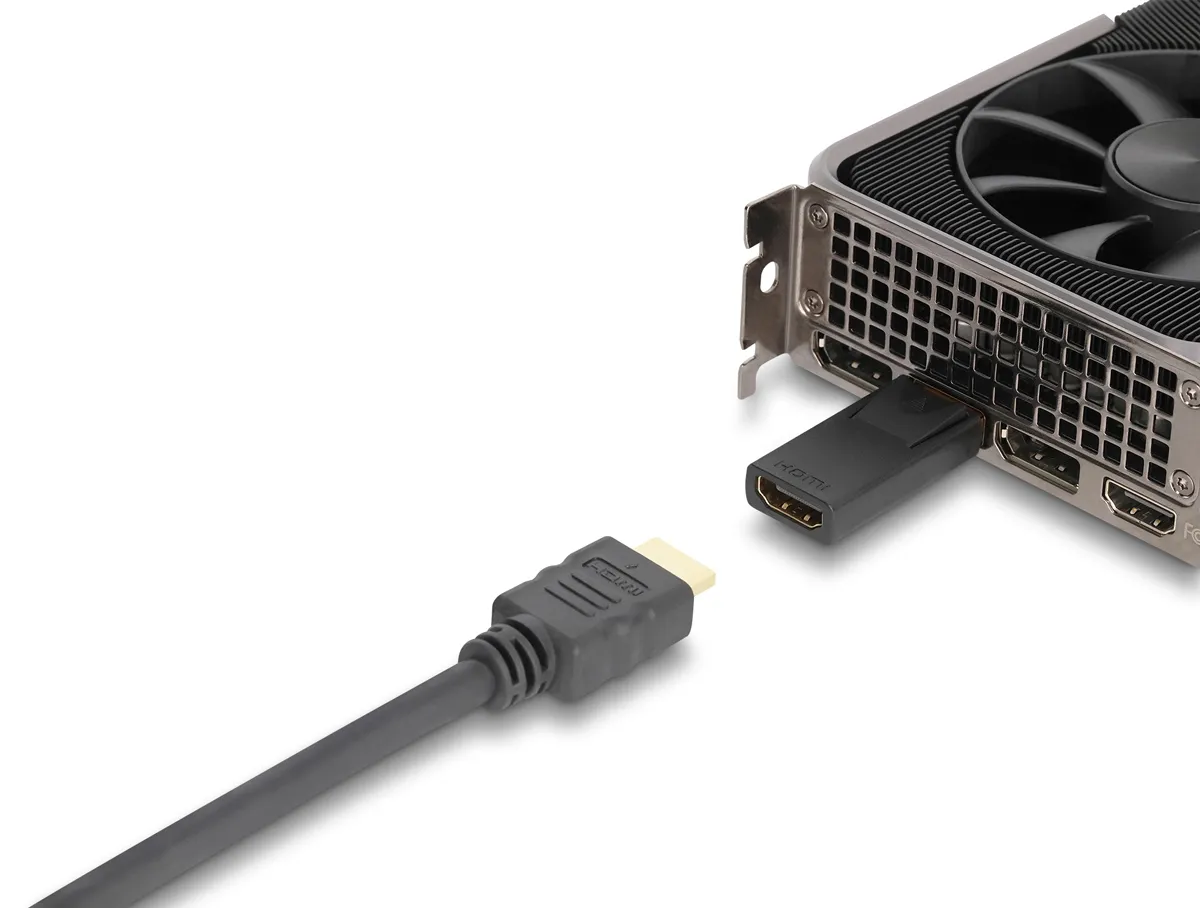 DELOCK αντάπτορας DisplayPort σε HDMI 61086, 4K/60Hz, active, μαύρος