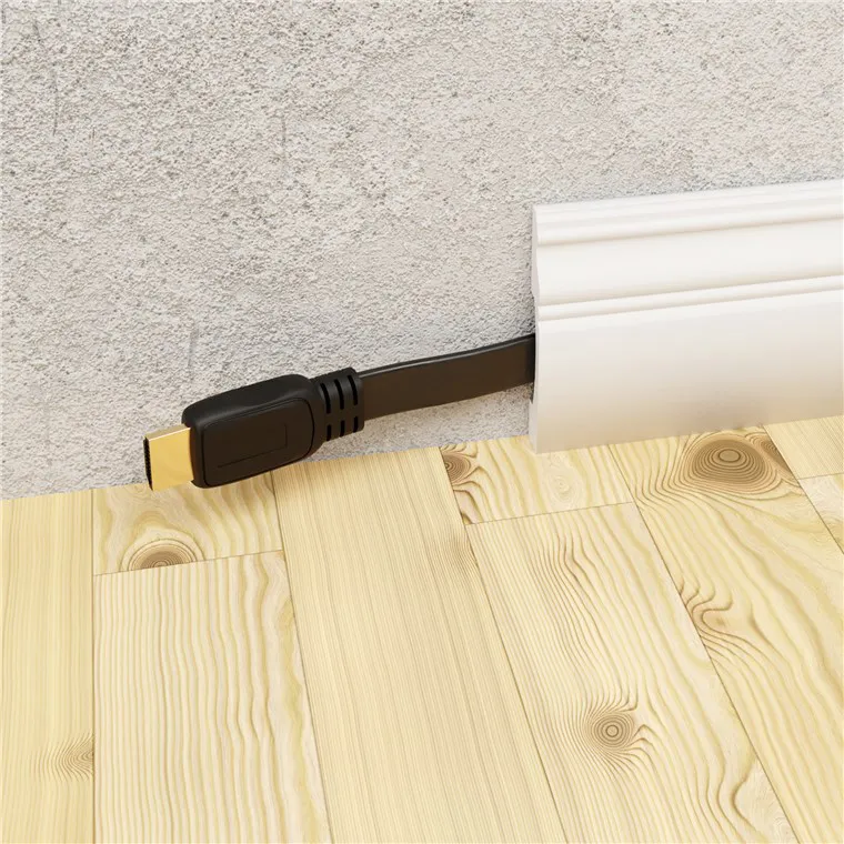 GOOBAY καλώδιο HDMI 77134 με Ethernet, flat, 8K/60Hz, 48 Gbps, 1.5m, μαύρο