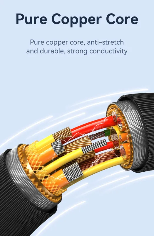 USAMS καλώδιο USB-C σε USB US-SJ688, 3A, 480Mbps, 1m, λευκό
