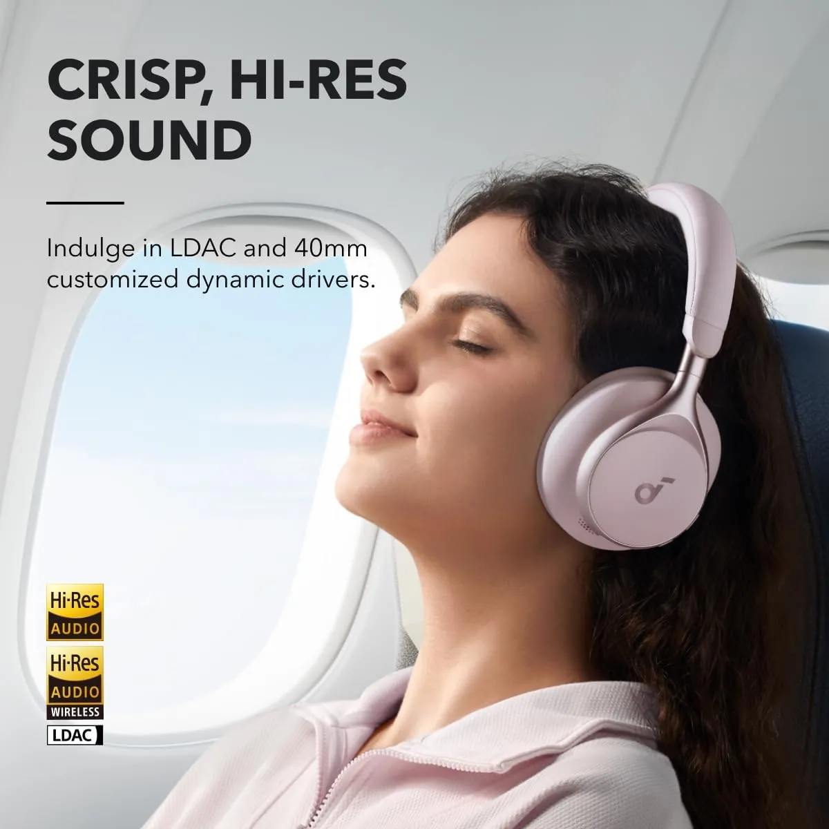 ANKER Headphone Space One Pink