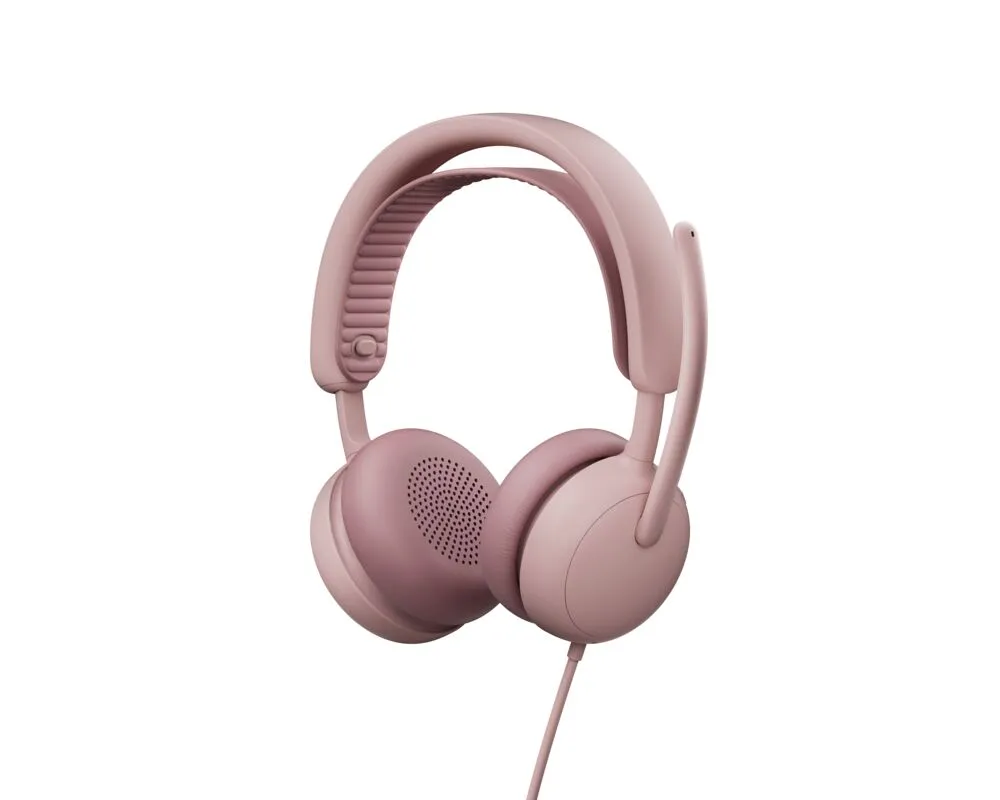 LOGITECH Headset Wired Zone 2 For Business USB Type C Rose - Teams Version