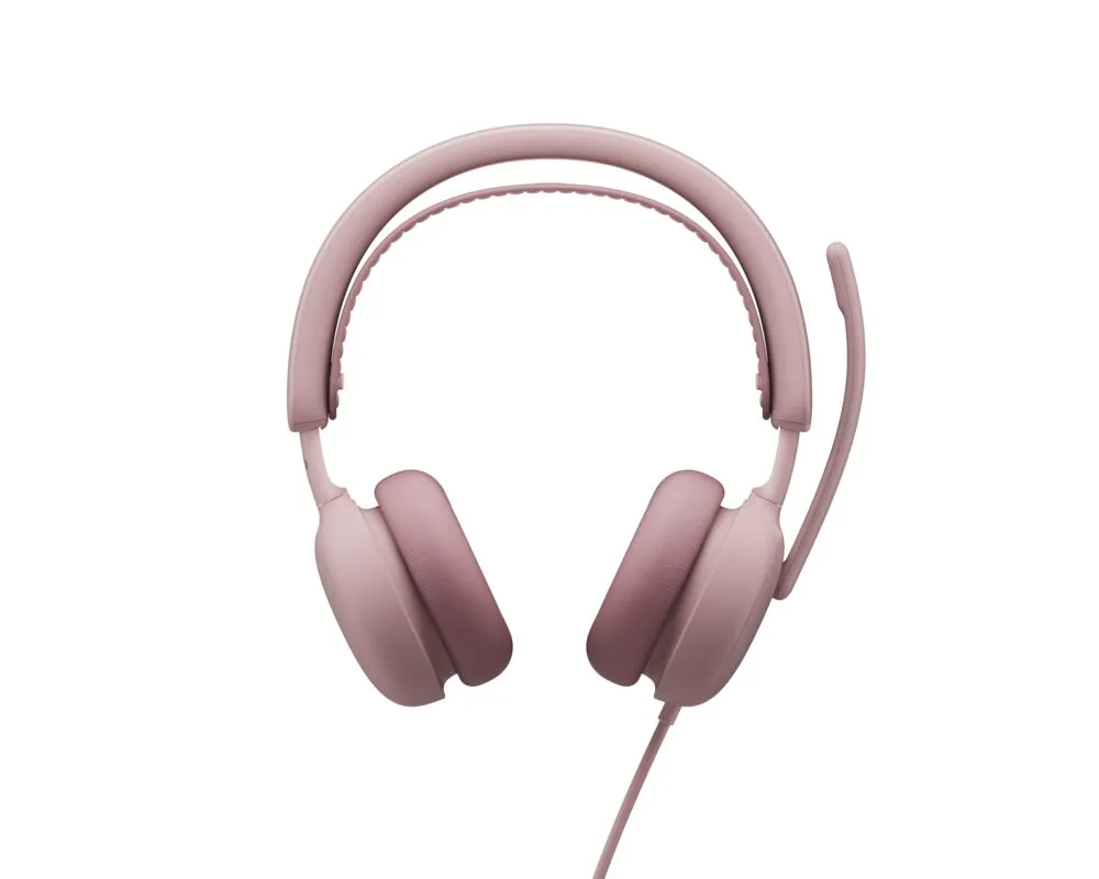 LOGITECH Headset Wired Zone 2 For Business USB Type C Rose - Teams Version