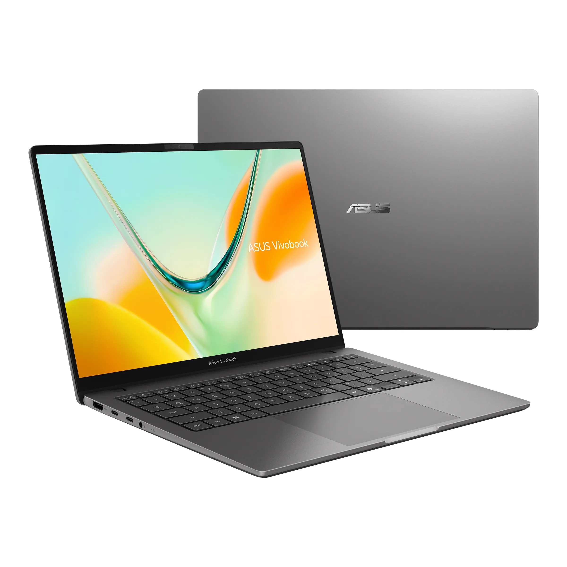 ASUS Laptop Vivobook S14 S5408QA-TM283W 14″ WUXGA / Snapdragon X X1 26 101 / 8 GB / 256 GB M.2 NVMe PCIe SSD / Windows 11 Home / 2Y / Matte Gray