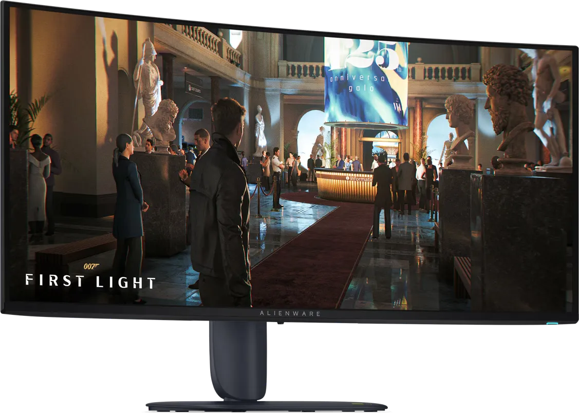 DELL Monitor ALIENWARE AW 3426DW 34″ QD-OLED 280Hz, HDMI, DP, USB-C,Height Adjustable,3YearW