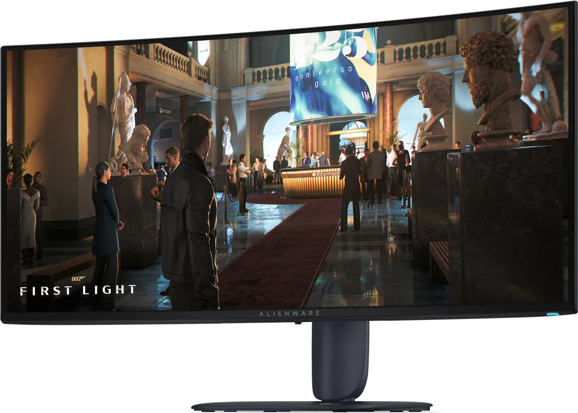 DELL Monitor ALIENWARE AW 3426DW 34″ QD-OLED 280Hz, HDMI, DP, USB-C,Height Adjustable,3YearW
