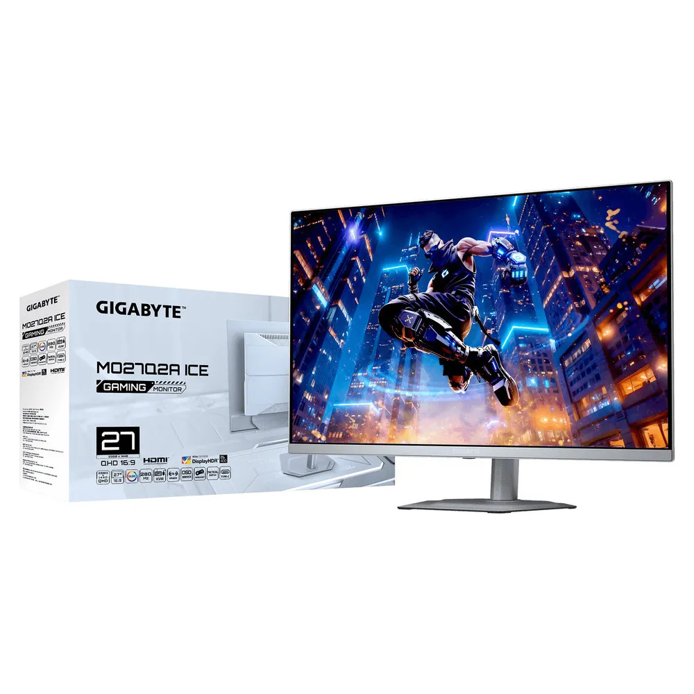 GIGABYTE Gaming Monitor MO27Q2A ICE 27″ QD-OLED 0.03ms 280Hz QHD, HDMI, DP, 3YearsW