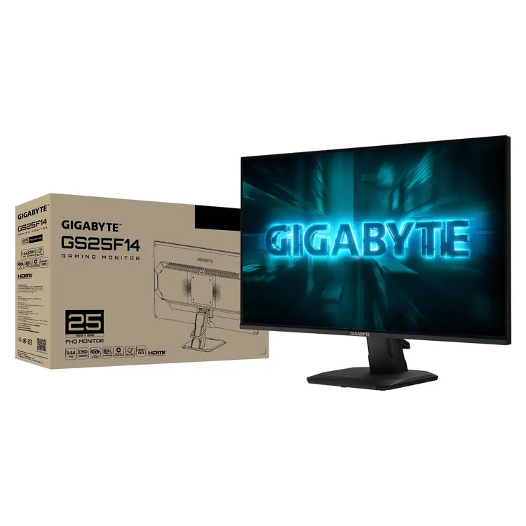 GIGABYTE Gaming Monitor GS25F14 24,5″ IPS 1ms 144Hz FHD, HDMI, DP, 3YearsW