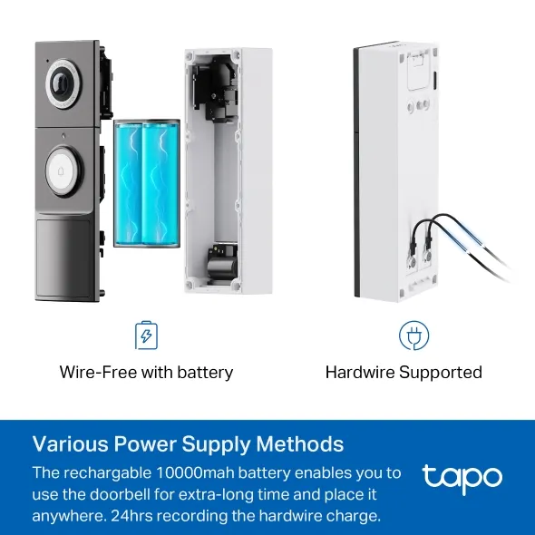 TP-LINK TAPO D235 SMART DOORBELL CAMERA KIT