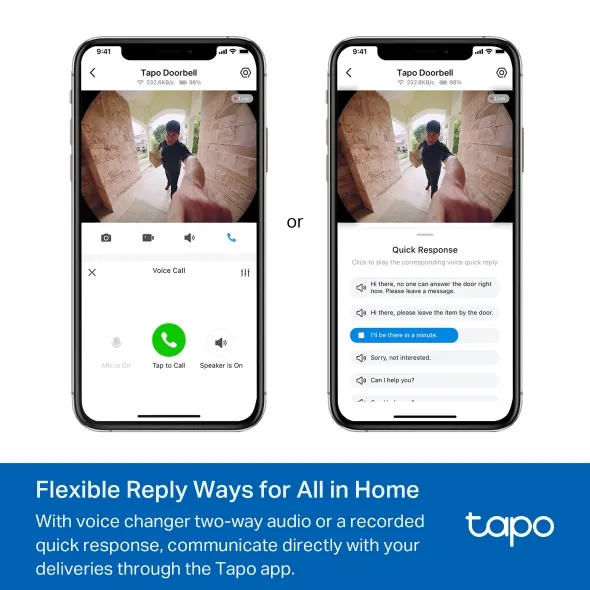 TP-LINK TAPO D235 SMART DOORBELL CAMERA KIT