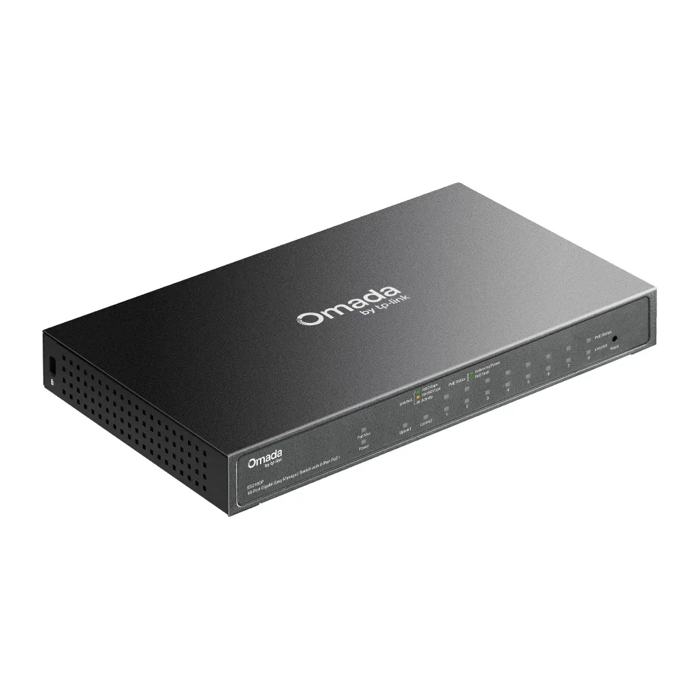 TP-LINK SWITCH OMADA ES210GP 8 PoE+, Gigabit Managed Switch