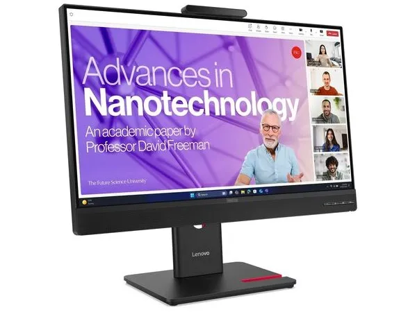 LENOVO Monitor ThinkVision T24-4v 23.8″ FHD IPS, HDMi, Display Port,USB-C,VGA, Height adjustable,Camera,Speakers, 3YearsW