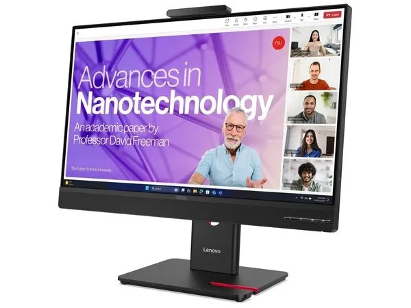 LENOVO Monitor ThinkVision T24-4v 23.8″ FHD IPS, HDMi, Display Port,USB-C,VGA, Height adjustable,Camera,Speakers, 3YearsW