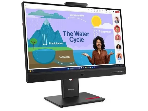 LENOVO Monitor ThinkVision T24D-4v 23.8″ FHD IPS, HDMi, Display Port,USB-C,USB, Height adjustable,Speakers, 3YearsW