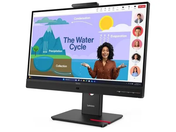 LENOVO Monitor ThinkVision T24D-4v 23.8″ FHD IPS, HDMi, Display Port,USB-C,USB, Height adjustable,Speakers, 3YearsW