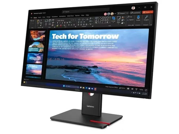 LENOVO Monitor ThinkVision T27QD-40 27″ QHD IPS, HDMi, Display Port, Ethernet, Height adjustable, 3YearsW