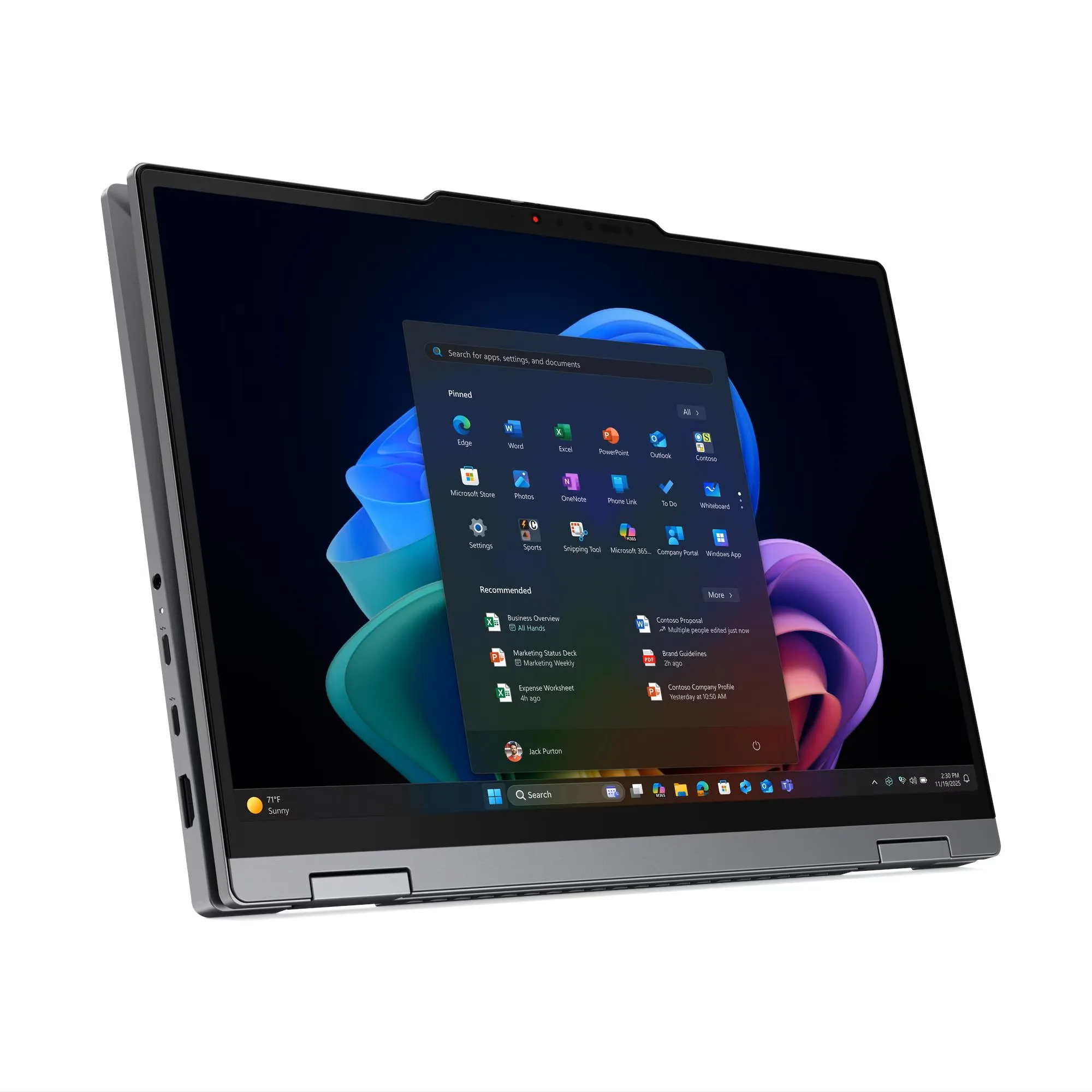 LENOVO Laptop ThinkPad X1 2-in-1 G11 Aura Edition 14″ 2.8K OLED / Ultra7-355 / 32B / 512 GB SSD / Integrated Intel Graphics / Windows 11 Pro / Touch / 3Y PREM / Grey