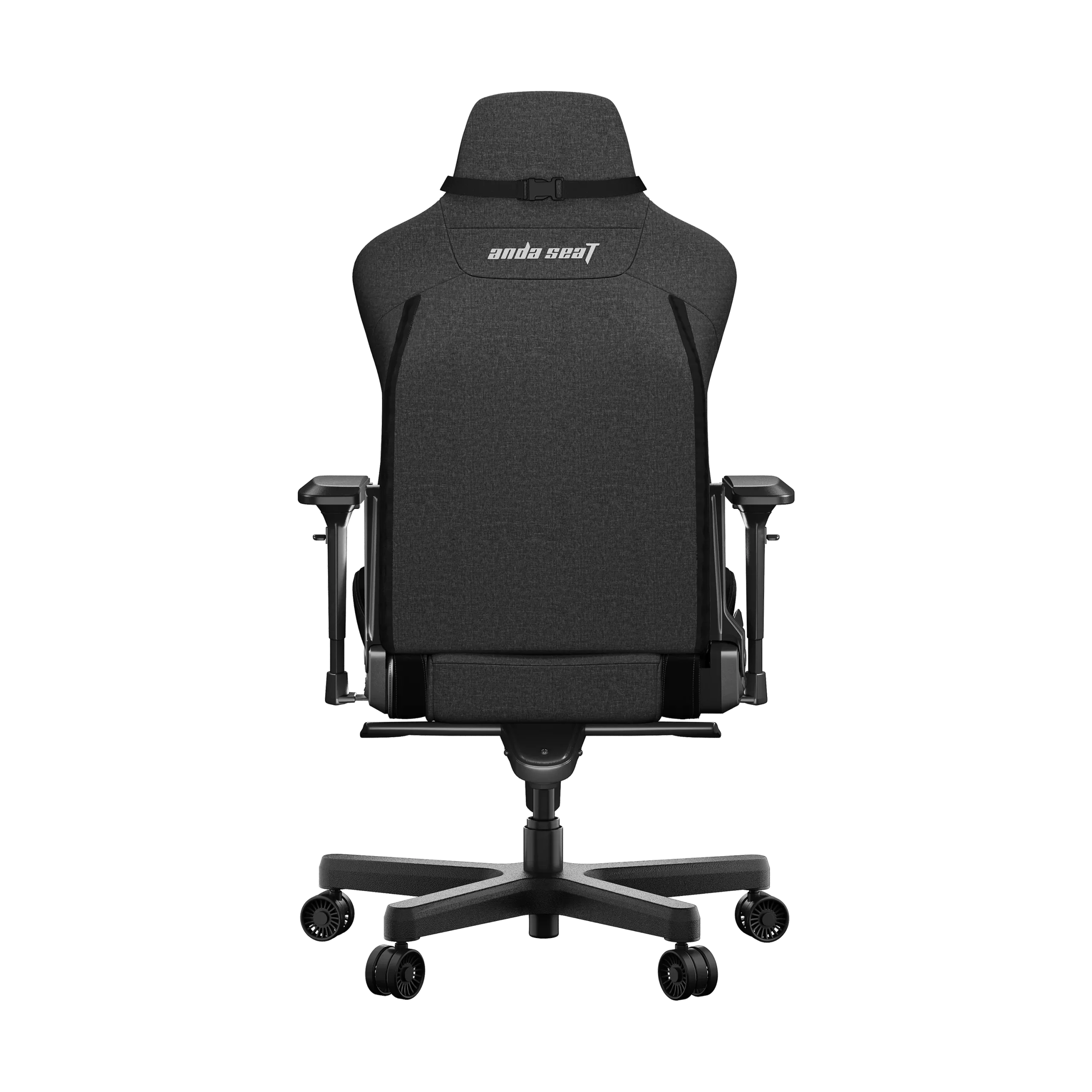 ANDA SEAT Gaming Chair T-PRO II Dark Grey / Black FABRIC with Alcantara Stripes