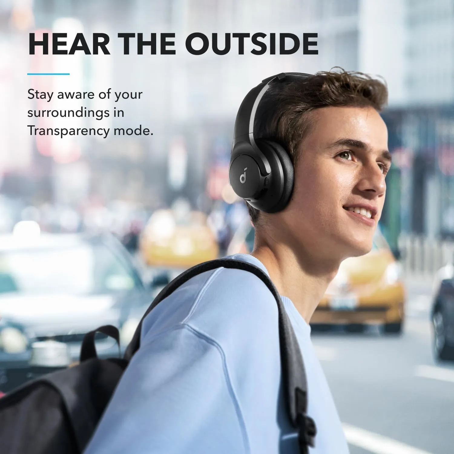 Anker Soundcore Wireless Headphones Q21i Hybrid Active Noise Cancellation, Black