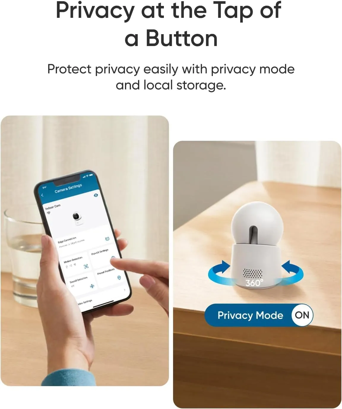 Anker Eufy Wi-Fi Camera, E30, 4K, Pan Titl, Indoor,White