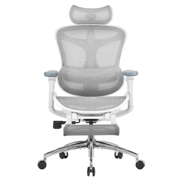 SIHOO ERGONOMIC CHAIR DORO C300 OFF WHITE with Footrest