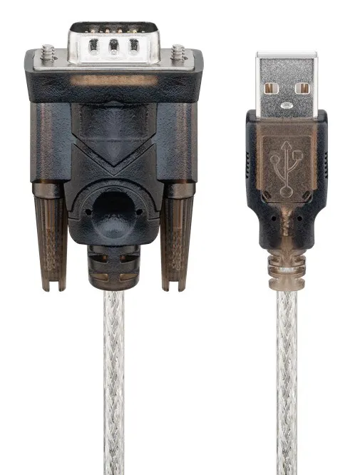 GOOBAY καλώδιο USB σε RS-232 68875, 1 Mbit/s, 1.5m, διάφανο