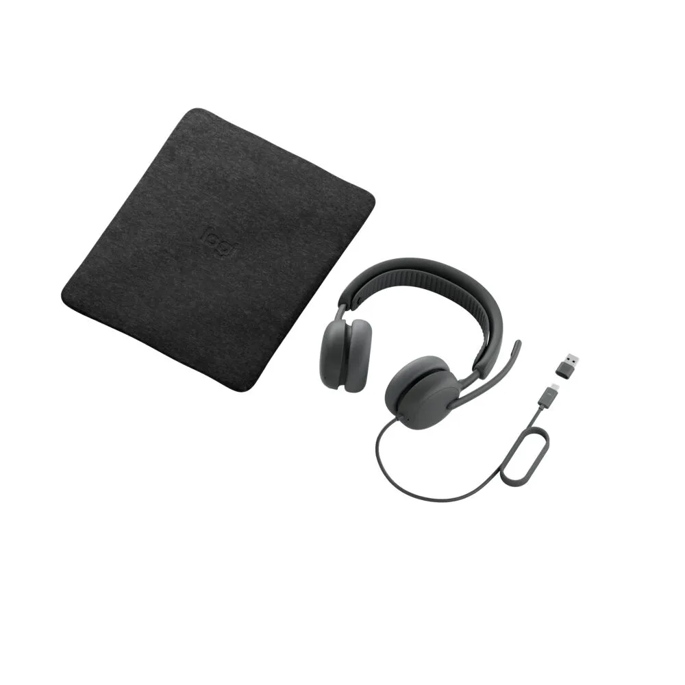 LOGITECH Headset Wired Stereo ZONE 2 FB - Universal Version- Graphite- USB Type C