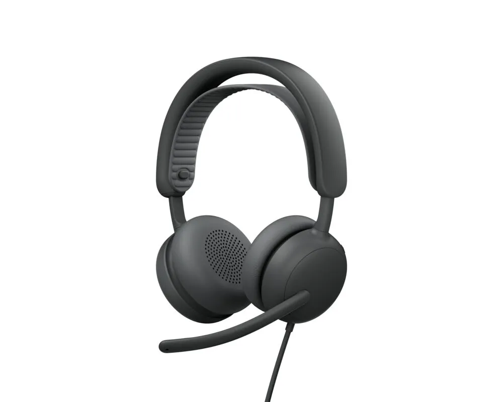 LOGITECH Headset Wired Stereo ZONE 2 FB - Universal Version- Graphite- USB Type C