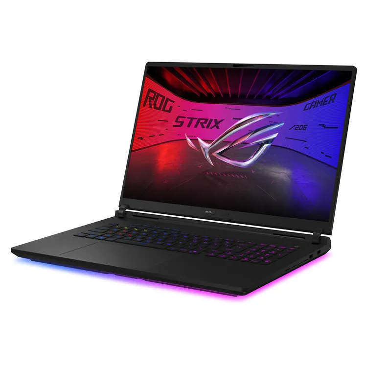 ASUS Laptop ROG Strix SCAR 18 G835LXG-TQ472X 18″ 3840 x 2400 Mini Led 240Hz U9-290HX / 64 GB / 2 TB SSD NVMe PCIe 4.0 / NVidia GeForce RTX 5090 24 GB / Windows 11 Pro / 2Y / Off Black / With ROG backpack and Gaming Mouse