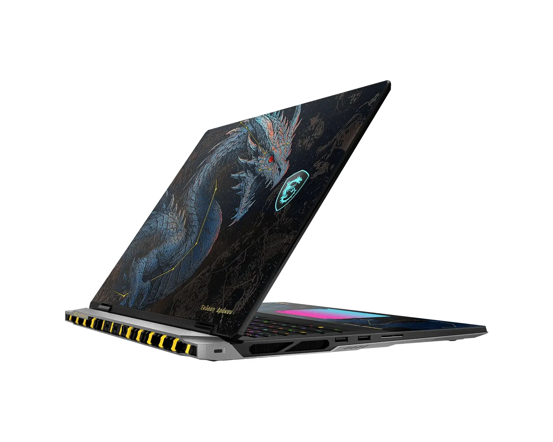 MSI Laptop Titan 18 HX Dragon Edition Draco Epic A2WJ 18″ UHD+ MiniLED 240Hz / U9-290HX / 96 GB / 2*2 TB SSD NVMe / NVidia GeForce RTX 5090 24 GB / Windows 11 Pro / 2Y / Dragon Edition Draco Epic