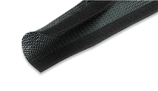 POWERTECH δεματικό καλωδίων τύπου Flex Wrap TIES-001, 1.8m, μαύρο
